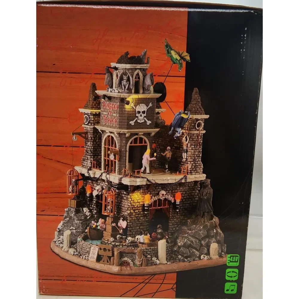 Lemax Spooky Town DUNGEON OF TERROR 35009 NRFB 2024 Sights & Sounds Spooky Ride*